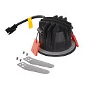 SLV LED Deckeneinbauleuchte NUMINOS® XS, 4000K, 40°, Schwarz / Weiß