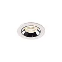 LED Deckeneinbauleuchte NUMINOS® XS, 4000K, 20°, Weiß / Chrom