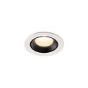 LED Ceiling recessed luminaire NUMINOS® XS, 4000K, 55°, white/black