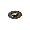 LED Deckeneinbauleuchte NUMINOS® MOVE XS, 3000K, 20°, Schwarz / Chrom