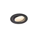 LED Deckeneinbauleuchte NUMINOS® MOVE XS, 4000K, 20°, Schwarz / Weiß