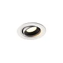 LED Ceiling recessed luminaire NUMINOS® MOVE XS, 4000K, 20°, white/black