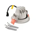 SLV LED Deckeneinbauleuchte NUMINOS® MOVE XS, 4000K, 20°, Weiß / Chrom