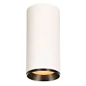 LED Ceiling luminaire NUMINOS® DALI XL, 36W, 2700K, 36°, white / black