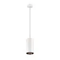 LED Pendant luminaire NUMINOS® DALI XL, 36W, 3000K, 36°, white / black