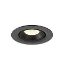 SLV LED Ceiling recessed luminaire NUMINOS® GIMBLE XS, 4000K, 40°, black