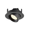 SLV LED Deckeneinbauleuchte NUMINOS® GIMBLE XS, 4000K, 55°, Schwarz