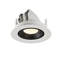 SLV LED Deckeneinbauleuchte NUMINOS® GIMBLE XS, 4000K, 40°, Weiß / Schwarz