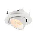 SLV LED Deckeneinbauleuchte NUMINOS® GIMBLE S, 2700K, 55°, Weiß