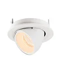SLV LED Deckeneinbauleuchte NUMINOS® GIMBLE S, 2700K, 55°, Weiß
