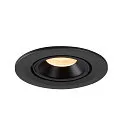 SLV LED Deckeneinbauleuchte NUMINOS® GIMBLE S, 3000K, 20°, Schwarz