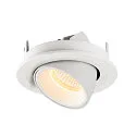 SLV LED Ceiling recessed luminaire NUMINOS® GIMBLE S, 3000K, 40°, white