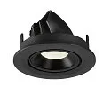 SLV LED Deckeneinbauleuchte NUMINOS® GIMBLE S, 4000K, 20°, Schwarz