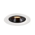 SLV LED Ceiling recessed luminaire NUMINOS® GIMBLE M, 2700K, 40°, white/black