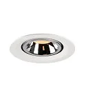 SLV LED Ceiling recessed luminaire NUMINOS® GIMBLE M, 2700K, 40°, white/chrome