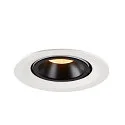 SLV LED Ceiling recessed luminaire NUMINOS® GIMBLE M, 3000K, 40°, white/black