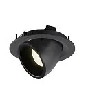 SLV LED Deckeneinbauleuchte NUMINOS® GIMBLE M, 4000K, 20°, Schwarz