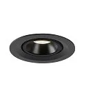 SLV LED Deckeneinbauleuchte NUMINOS® GIMBLE M, 4000K, 20°, Schwarz
