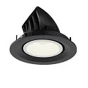 SLV LED Deckeneinbauleuchte NUMINOS® GIMBLE M, 4000K, 55°, Schwarz / Weiß