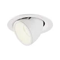 LED Ceiling recessed luminaire NUMINOS® GIMBLE M, 4000K, 55°, white
