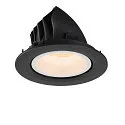 SLV LED Ceiling recessed luminaire NUMINOS® GIMBLE L, 2700K, 40°, black/white