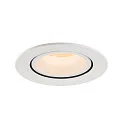 SLV LED Ceiling recessed luminaire NUMINOS® GIMBLE L, 2700K, 20°, white