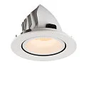 SLV LED Ceiling recessed luminaire NUMINOS® GIMBLE L, 2700K, 55°, white
