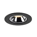 SLV LED Deckeneinbauleuchte NUMINOS® GIMBLE L, 3000K, 20°, Schwarz / Chrom