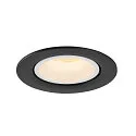 SLV LED Ceiling recessed luminaire NUMINOS® GIMBLE L, 3000K, 40°, black/white