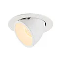LED Ceiling recessed luminaire NUMINOS® GIMBLE L, 3000K, 20°, white