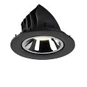 SLV LED Deckeneinbauleuchte NUMINOS® GIMBLE L, 4000K, 20°, Schwarz / Chrom