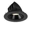SLV LED Ceiling recessed luminaire NUMINOS® GIMBLE L, 4000K, 40°, black