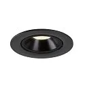 SLV LED Deckeneinbauleuchte NUMINOS® GIMBLE L, 4000K, 55°, Schwarz