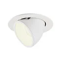 LED Ceiling recessed luminaire NUMINOS® GIMBLE L, 4000K, 55°, white
