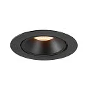 SLV LED Ceiling recessed luminaire NUMINOS® GIMBLE XL, 2700K, 40°, black