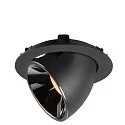SLV LED Deckeneinbauleuchte NUMINOS® GIMBLE XL, 2700K, 40°, Schwarz / Chrom