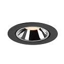 SLV LED Deckeneinbauleuchte NUMINOS® GIMBLE XL, 2700K, 40°, Schwarz / Chrom