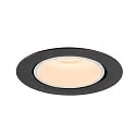 SLV LED Deckeneinbauleuchte NUMINOS® GIMBLE XL, 2700K, 55°, Schwarz / Weiß