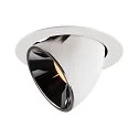 LED Ceiling recessed luminaire NUMINOS® GIMBLE XL, 2700K, 40°, white/chrome