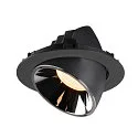 SLV LED Deckeneinbauleuchte NUMINOS® GIMBLE XL, 3000K, 20°, Schwarz / Chrom