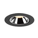 SLV LED Ceiling recessed luminaire NUMINOS® GIMBLE XL, 3000K, 40°, black/chrome