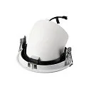 SLV LED Ceiling recessed luminaire NUMINOS® GIMBLE XL, 3000K, 55°, white/black