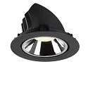 SLV LED Ceiling recessed luminaire NUMINOS® GIMBLE XL, 4000K, 20°, black/chrome