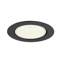 SLV LED Ceiling recessed luminaire NUMINOS® GIMBLE XL, 4000K, 55°, black/white