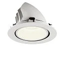 SLV LED Ceiling recessed luminaire NUMINOS® GIMBLE XL, 4000K, 20°, white