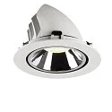 SLV LED Ceiling recessed luminaire NUMINOS® GIMBLE XL, 4000K, 20°, white/chrome