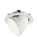 SLV LED Deckeneinbauleuchte NUMINOS® GIMBLE XL, 4000K, 40°, Weiß