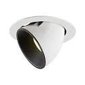 LED Ceiling recessed luminaire NUMINOS® GIMBLE XL, 4000K, 55°, white/black
