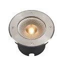 LED Bodeneinbauleuchte ROCCI 200 EL, IP65/IP67 IK08, 16W 3000K 1530lm 120°, Edelstahl 316, begehbar, starr, Blende rund