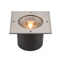 LED Bodeneinbauleuchte ROCCI 200 EL, IP65/IP67 IK08, 16W 3000K 1530lm 120°, Edelstahl 316, begehbar, starr, Blende eckig